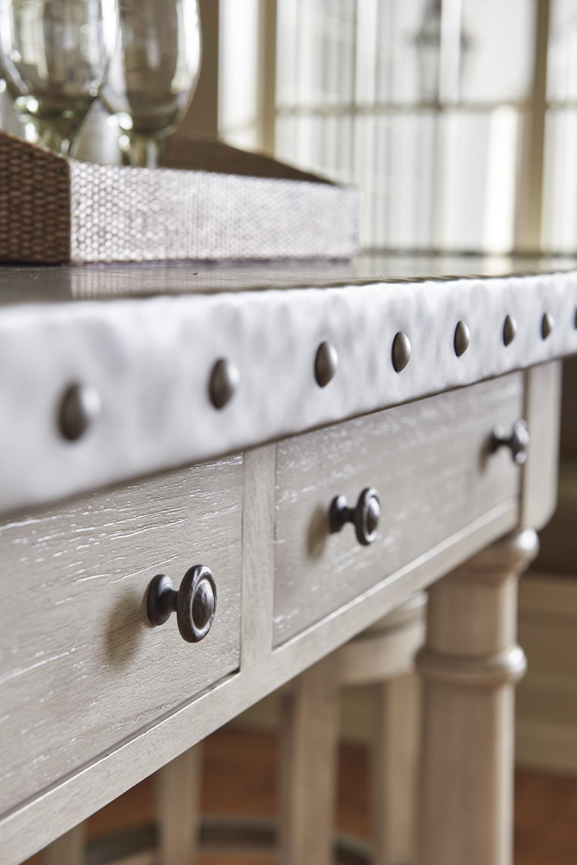 Lexington Oyster Bay 714873 Hidden Lake Bistro Table with Burnished